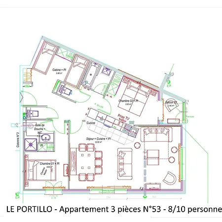 Gourette, Spacieux 10 Pers, Animaux Admis - Fr-1-860-17 Appartement Gourette